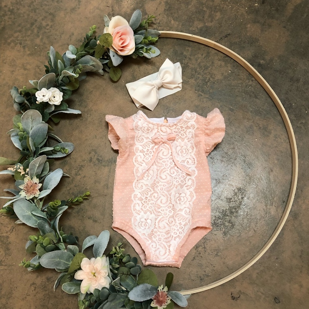 Knit Peach Bodysuit